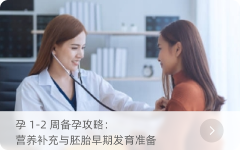 孕 1-2 周备孕攻略： 营养补充与胚胎早期发育准备