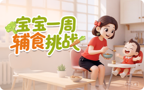 宝宝一周 辅食挑战